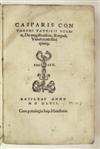 CONTARINI, GASPARE. De magistratibus et repub. Venetorum libri quin[que]. 1547